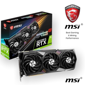 VGA MSI RTX 3090 Trio-X 24GB FHR Gaming & Mining Graphic Card Triple Fan