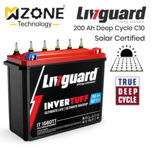 Livguard Battery Deep Cycle 200 Ah C10 Certified For Solar Energy Use