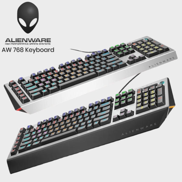 Dell Alienware AW768 Pro Gaming Mechanical Keyboard AlienFX 16.8M RGB ...