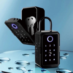 Smart Key Safe Locker Water Proof Vandal Proof Hard Metal Housing Mobile App Remote Unlock