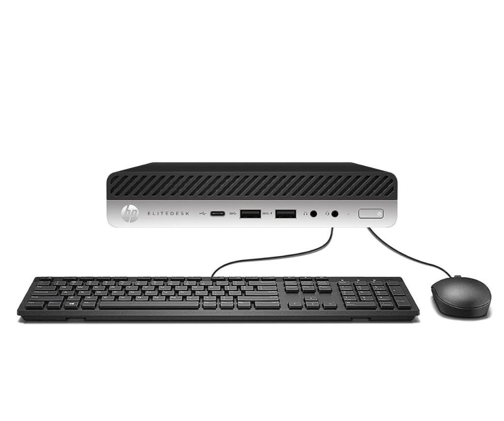 HP Mini Desktop USFF EliteDesk 800 G5 Mini Intel Core i5-9500T 3.7GHz ...