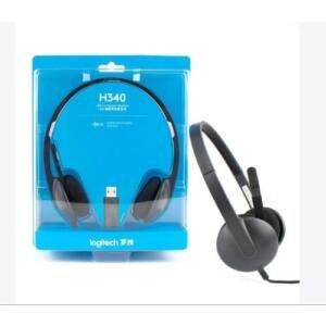 Logitech H340 Headphone USB Noise Cancellation Professional Business