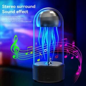 Dynamic Jelly Fish Bluetooth Speaker Realistic Motion 360 Degree Stereo Surround