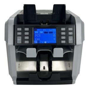 SMC Money Counter Mixed Value 2 Pockets Dual CIS Printer Built-in Multi Currency